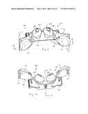 PATIENT INTERFACE DEVICE WITH LIMITED SUPPORT AREA ON THE FACE diagram and image