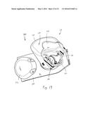 PATIENT INTERFACE DEVICE WITH LIMITED SUPPORT AREA ON THE FACE diagram and image