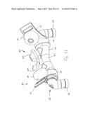 PATIENT INTERFACE DEVICE WITH LIMITED SUPPORT AREA ON THE FACE diagram and image