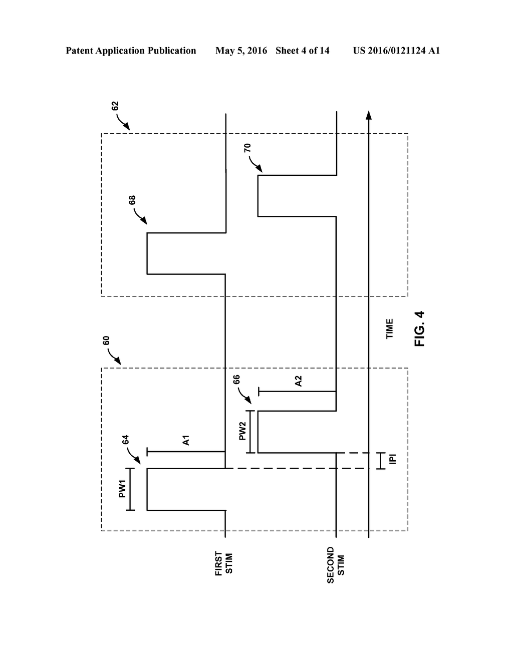 PAIRED STIMULATION PULSES BASED ON SENSED COMPOUND ACTION POTENTIAL - diagram, schematic, and image 05