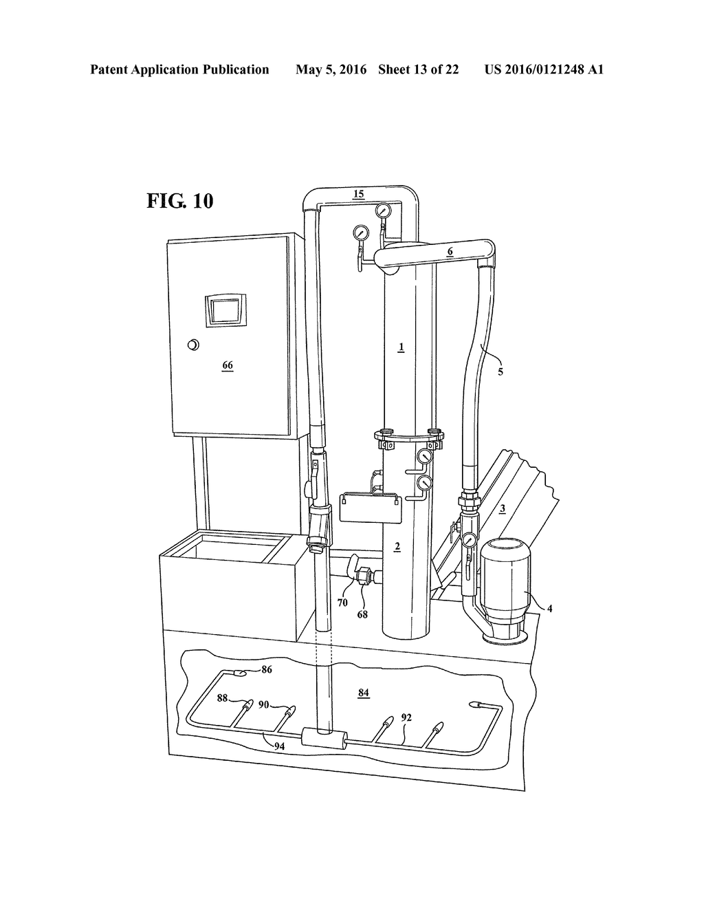 SLUDGE CONCENTRATOR ASSEMBLY WITH VARYING FIRST STAGE SEPARATOR, COMBINED     WITH A SECOND STAGE, CLEAN FLOW OUTLET INCORPORATING FIXED AND VARIABLE     FLOW RESTRICTOR ORIFICES - diagram, schematic, and image 14