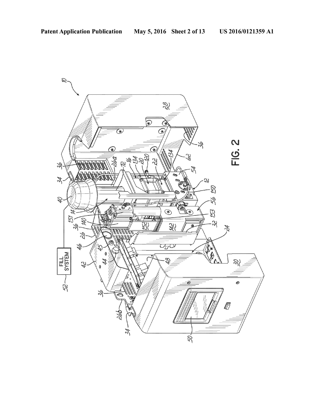 ADHESIVE DISPENSING DEVICE HAVING OPTIMIZED RESERVOIR AND CAPACITIVE LEVEL     SENSOR - diagram, schematic, and image 03