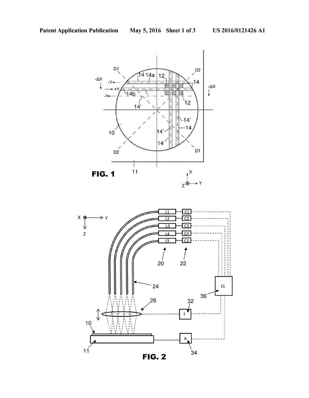 LASER FIBER ARRAY FOR SINGULATING SEMICONDUCTOR WAFERS - diagram, schematic, and image 02