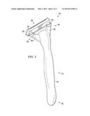 SHAVING RAZOR SYSTEM INCLUDING AT LEAST ONE MAGNETIC ELEMENT diagram and image