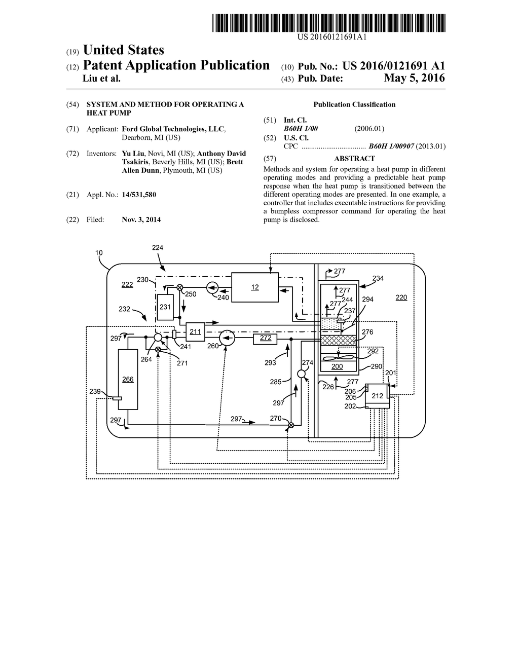 SYSTEM AND METHOD FOR OPERATING A HEAT PUMP - diagram, schematic, and image 01