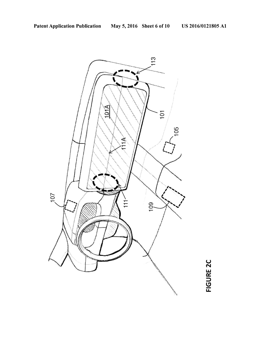 DISPLAY ASSEMBLY FOR AN INTERIOR PANEL IN A VEHICLE - diagram, schematic, and image 07