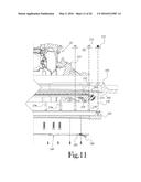 HULL MOUNTED, STEERABLE MARINE DRIVE WITH TRIM ACTUATION diagram and image