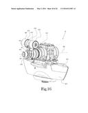 HULL MOUNTED, STEERABLE MARINE DRIVE WITH TRIM ACTUATION diagram and image