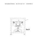 DEVICE FOR TRANSPORTING IN A PACKAGING LINE FLEXIBLE PACKAGING HELD     SUSPENDED diagram and image