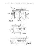 DEVICE FOR TRANSPORTING IN A PACKAGING LINE FLEXIBLE PACKAGING HELD     SUSPENDED diagram and image