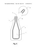 NON-RESEALABLE THERMOFORMED PACKAGING FOR LIQUID OR PASTY SUBSTANCES diagram and image