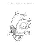 ADHESIVE TAPE DISPENSER FOR FOLDED EDGE TAPE diagram and image