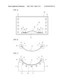 METHOD FOR MANUFACTURING GLASS PLATE HAVING CURVED SHAPE, GLASS PLATE     HAVING CURVED SHAPE, AND MANUFACTURING APPARATUS FOR GLASS PLATE HAVING     CURVED SHAPE diagram and image