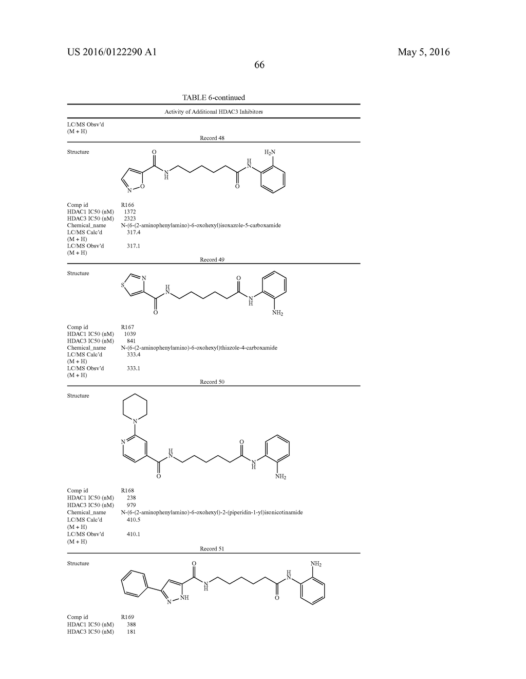 COMPOSITIONS INCLUDING 6-AMINOHEXANOIC ACID DERIVATIVES AS HDAC INHIBITORS - diagram, schematic, and image 71