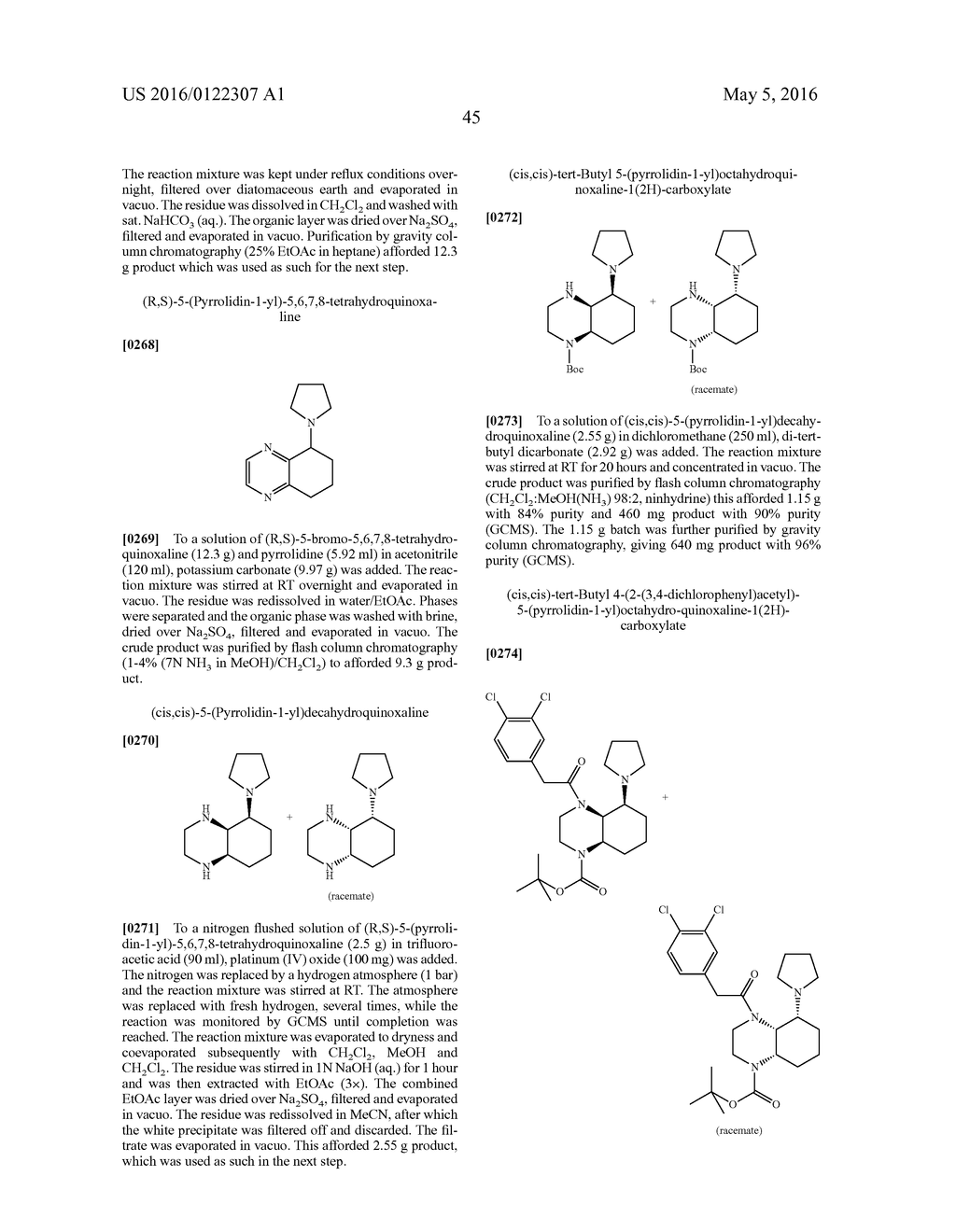 PERHYDROQUINOXALINE DERIVATIVES - diagram, schematic, and image 46