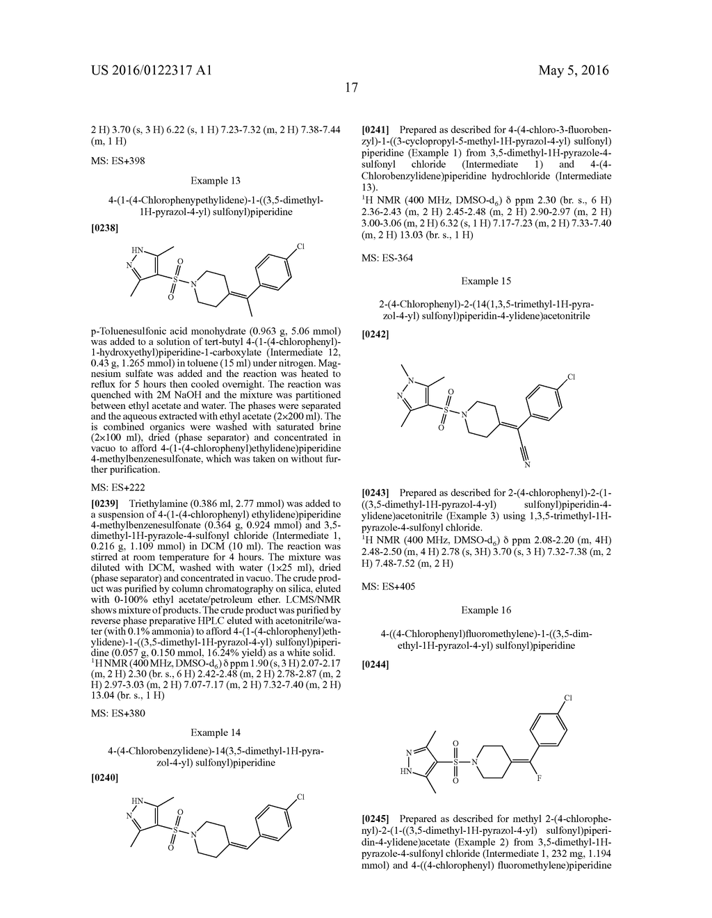 1-SULFONYL PIPERIDINE DERIVATIVES AS MODULATORS OF PROKINETICIN RECEPTORS - diagram, schematic, and image 18