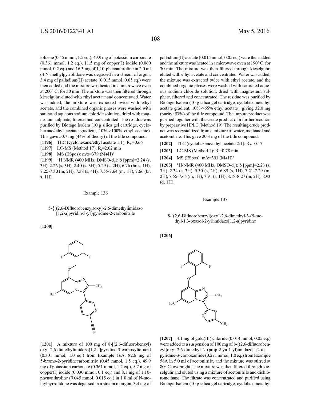 3-ARYL-SUBSTITUTED IMIDAZO[1,2-A]PYRIDINES AND THEIR USE - diagram, schematic, and image 109