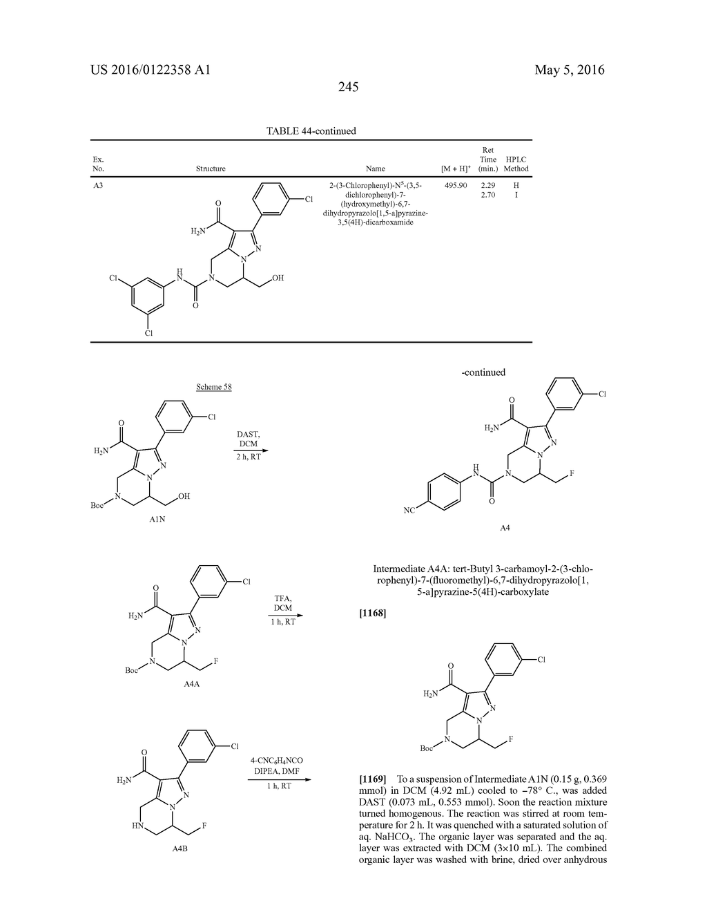 NOVEL SUBSTITUTED PYRAZOLO-PIPERAZINES AS CASEIN KINASE 1 D/E INHIBITORS - diagram, schematic, and image 246