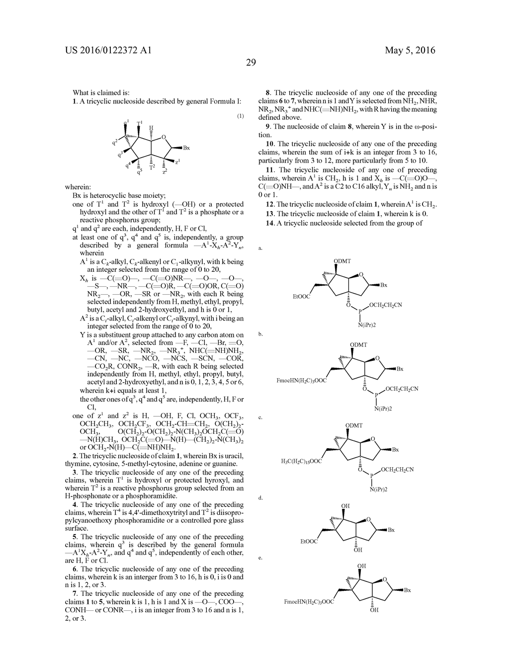 TRICYCLIC NUCLEOSIDES AND OLIGOMERIC COMPOUNDS PREPARED THEREFROM - diagram, schematic, and image 30