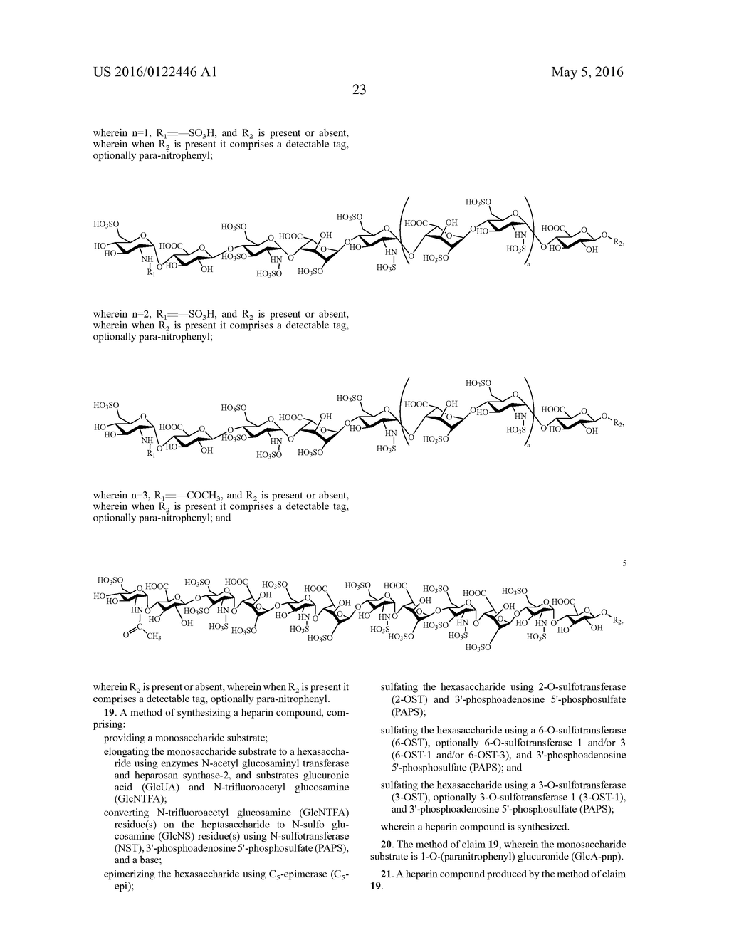 REVERSIBLE HEPARIN MOLECULES AND METHODS OF MAKING AND USING THE SAME - diagram, schematic, and image 32