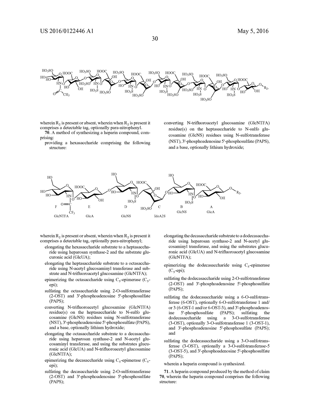 REVERSIBLE HEPARIN MOLECULES AND METHODS OF MAKING AND USING THE SAME - diagram, schematic, and image 39