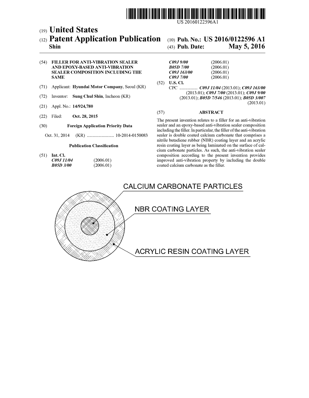 FILLER FOR ANTI-VIBRATION SEALER AND EPOXY-BASED ANTI-VIBRATION SEALER     COMPOSITION INCLUDING THE SAME - diagram, schematic, and image 01