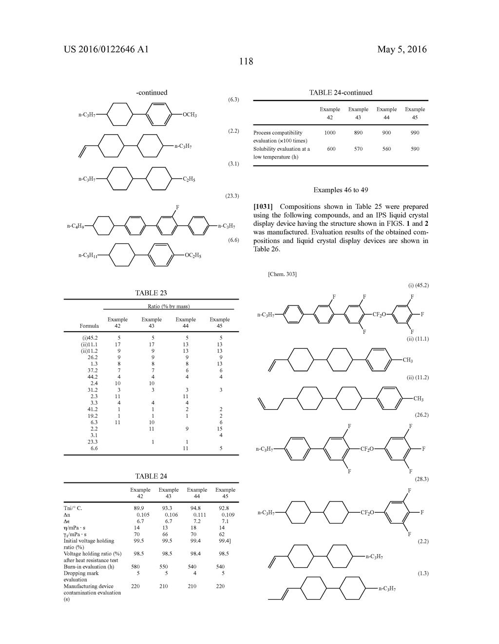 LIQUID CRYSTAL COMPOSITION AND LIQUID CRYSTAL DISPLAY ELEMENT USING SAME - diagram, schematic, and image 120