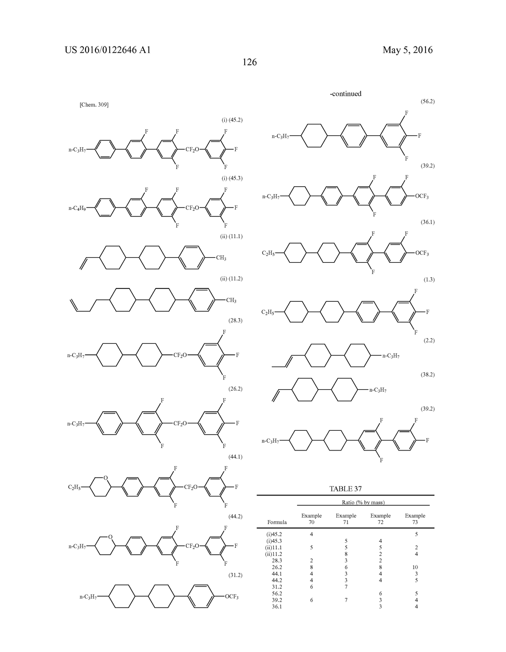 LIQUID CRYSTAL COMPOSITION AND LIQUID CRYSTAL DISPLAY ELEMENT USING SAME - diagram, schematic, and image 128