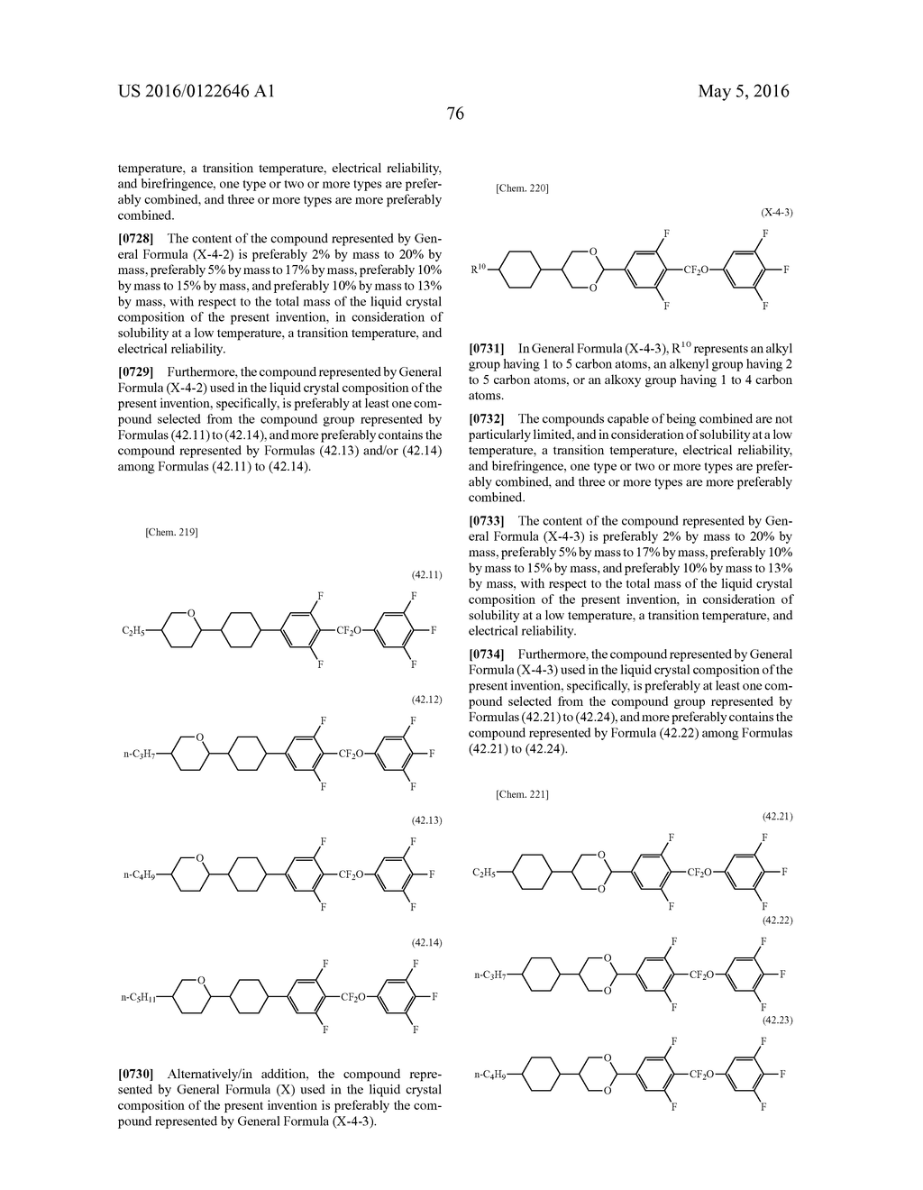 LIQUID CRYSTAL COMPOSITION AND LIQUID CRYSTAL DISPLAY ELEMENT USING SAME - diagram, schematic, and image 78