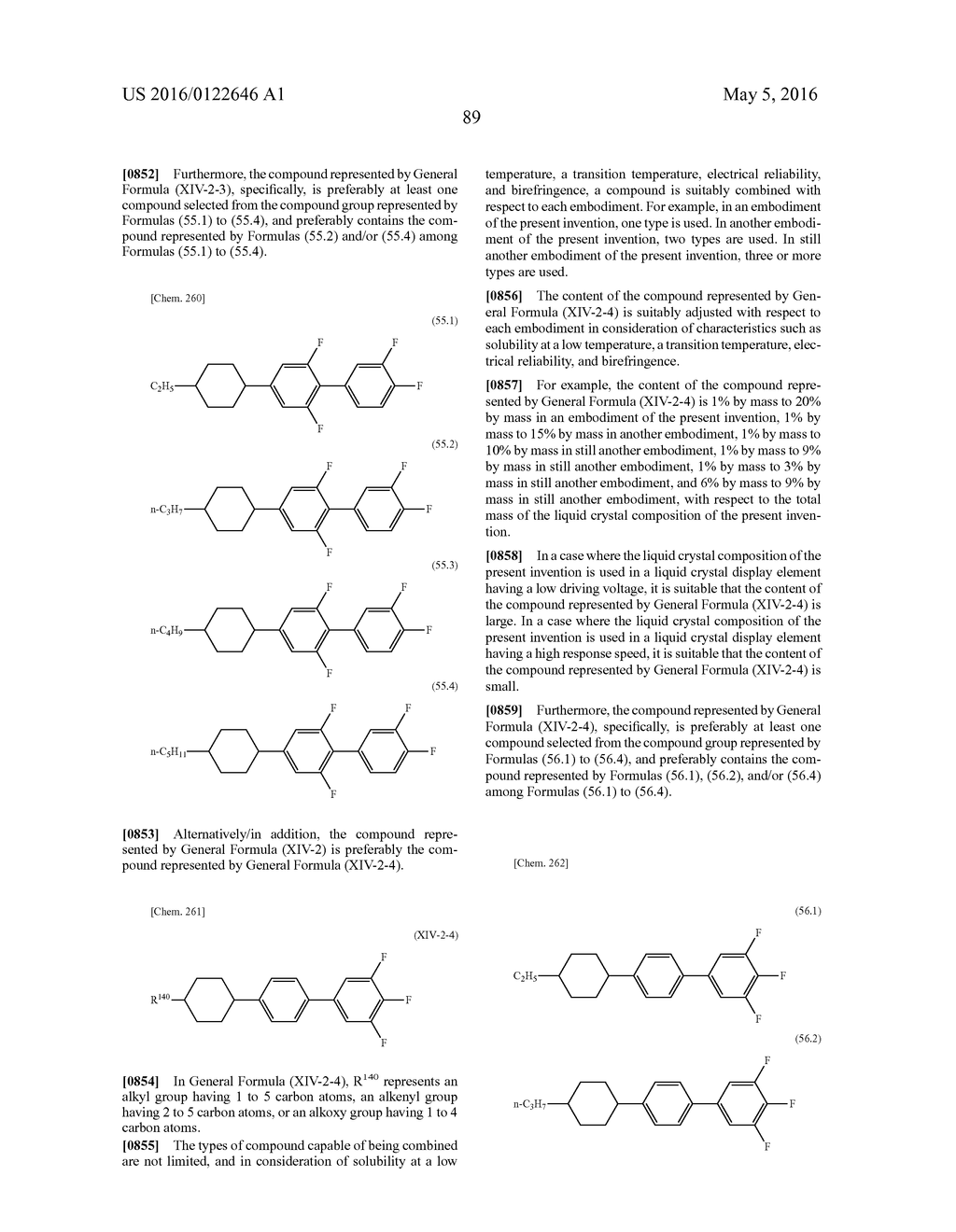 LIQUID CRYSTAL COMPOSITION AND LIQUID CRYSTAL DISPLAY ELEMENT USING SAME - diagram, schematic, and image 91