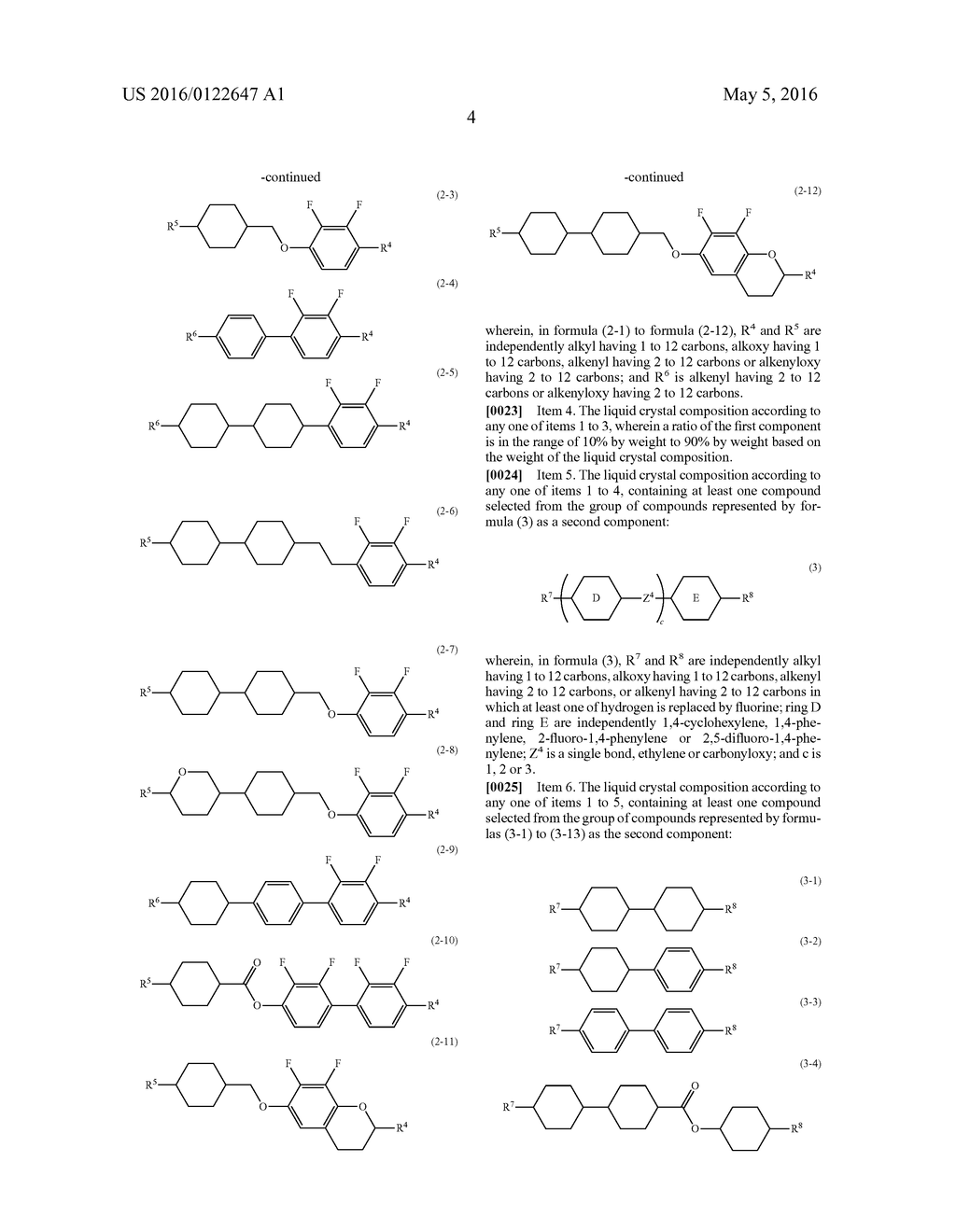 LIQUID CRYSTAL COMPOSITION AND LIQUID CRYSTAL DISPLAY DEVICE - diagram, schematic, and image 05