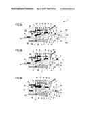 THREAD DISPENSING ELEMENT FOR A THREAD GUIDE FOR KNITTING MACHINES, AND     THREAD GUIDE COMPRISING THE DISPENSING ELEMENT diagram and image