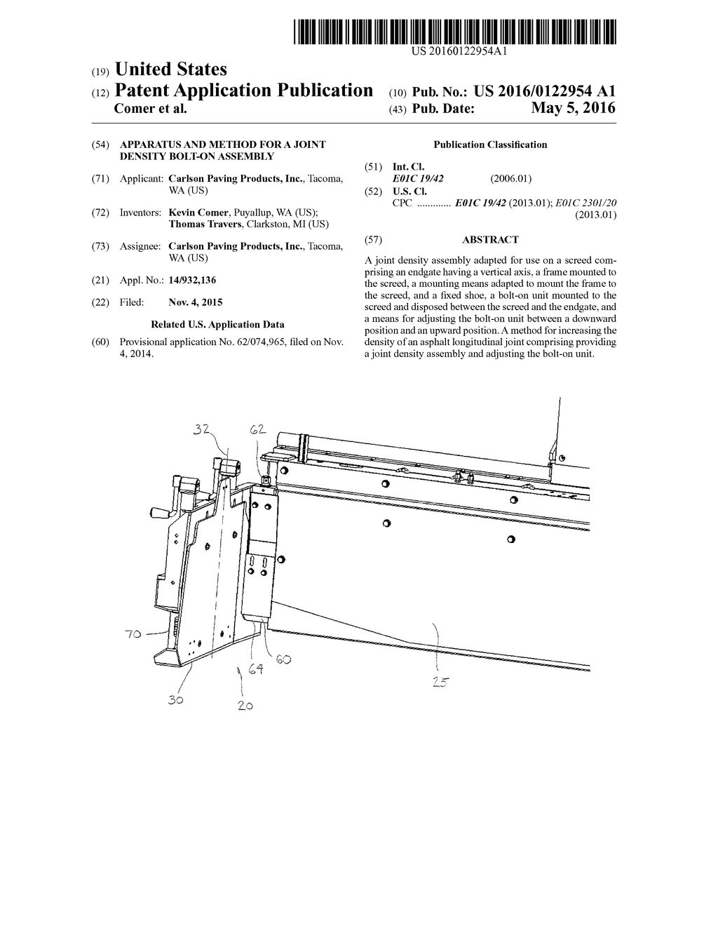 APPARATUS AND METHOD FOR A JOINT DENSITY BOLT-ON ASSEMBLY - diagram, schematic, and image 01