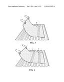 NONSKID MAGNETIZED SAFETY MAT INCORPORATING NONSKID FLEX HINGED LOCATION     FOR PROVIDING ADHERING SUPPORT WHEN PLACED UPON A METAL ROOF diagram and image