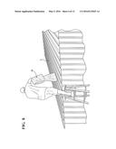 NONSKID MAGNETIZED SAFETY MAT INCORPORATING NONSKID FLEX HINGED LOCATION     FOR PROVIDING ADHERING SUPPORT WHEN PLACED UPON A METAL ROOF diagram and image