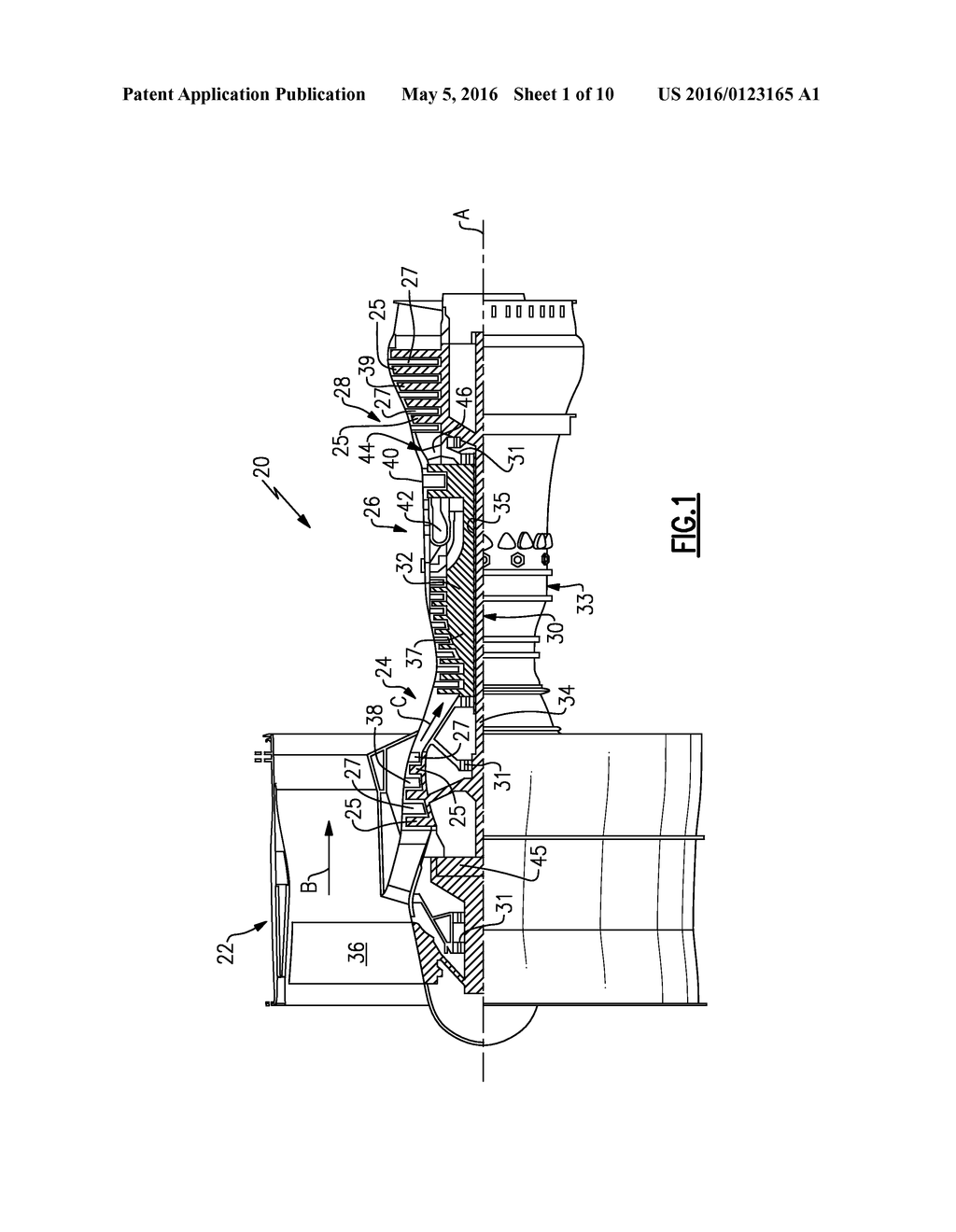 VARIABLE AREA GAS TURBINE ENGINE COMPONENT HAVING MOVABLE SPAR AND SHELL - diagram, schematic, and image 02