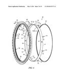 TURBINE SHROUD WITH LOCATING INSERTS diagram and image