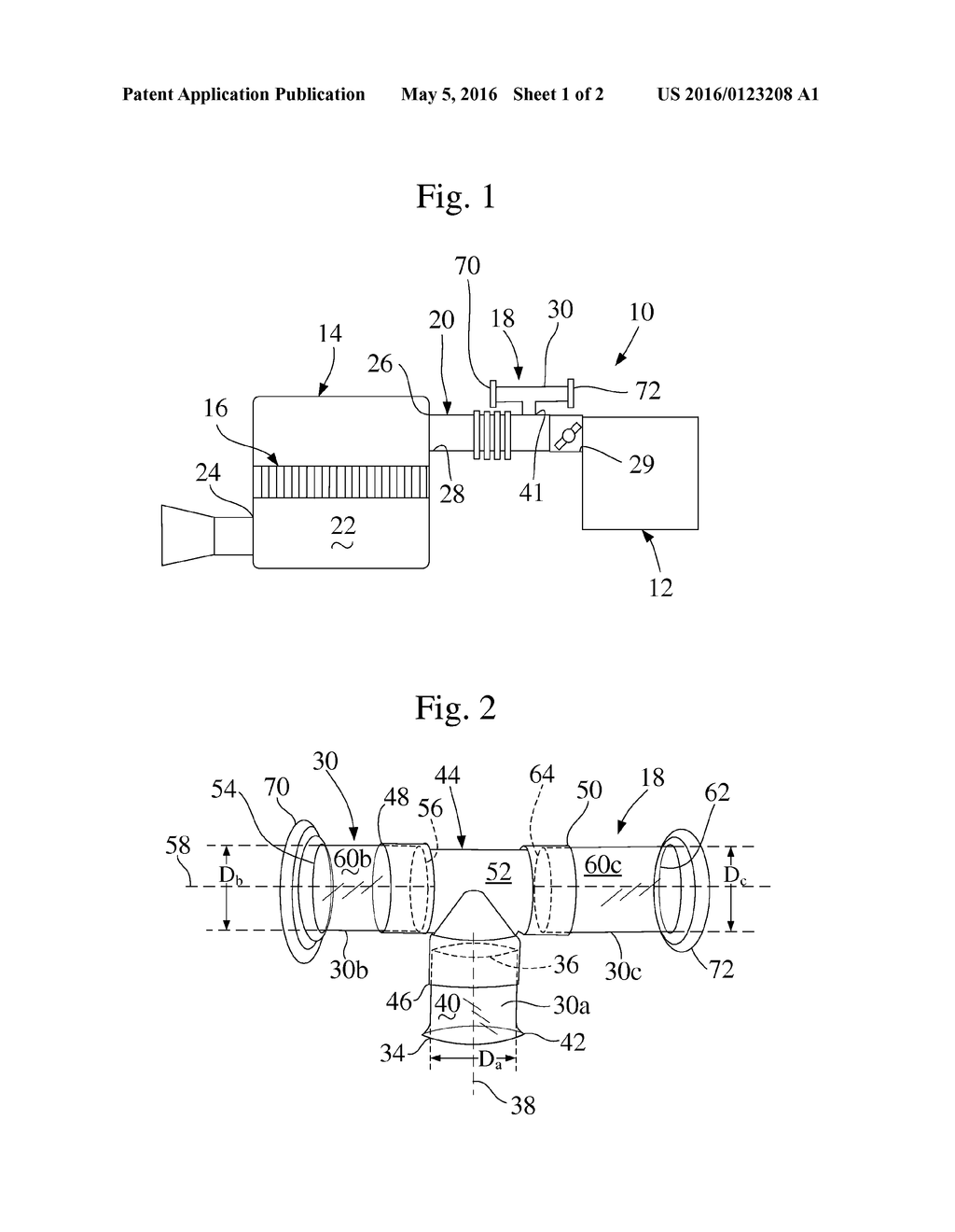 AIR INDUCTION SYSTEM HAVING AN ACOUSTIC RESONATOR - diagram, schematic, and image 02