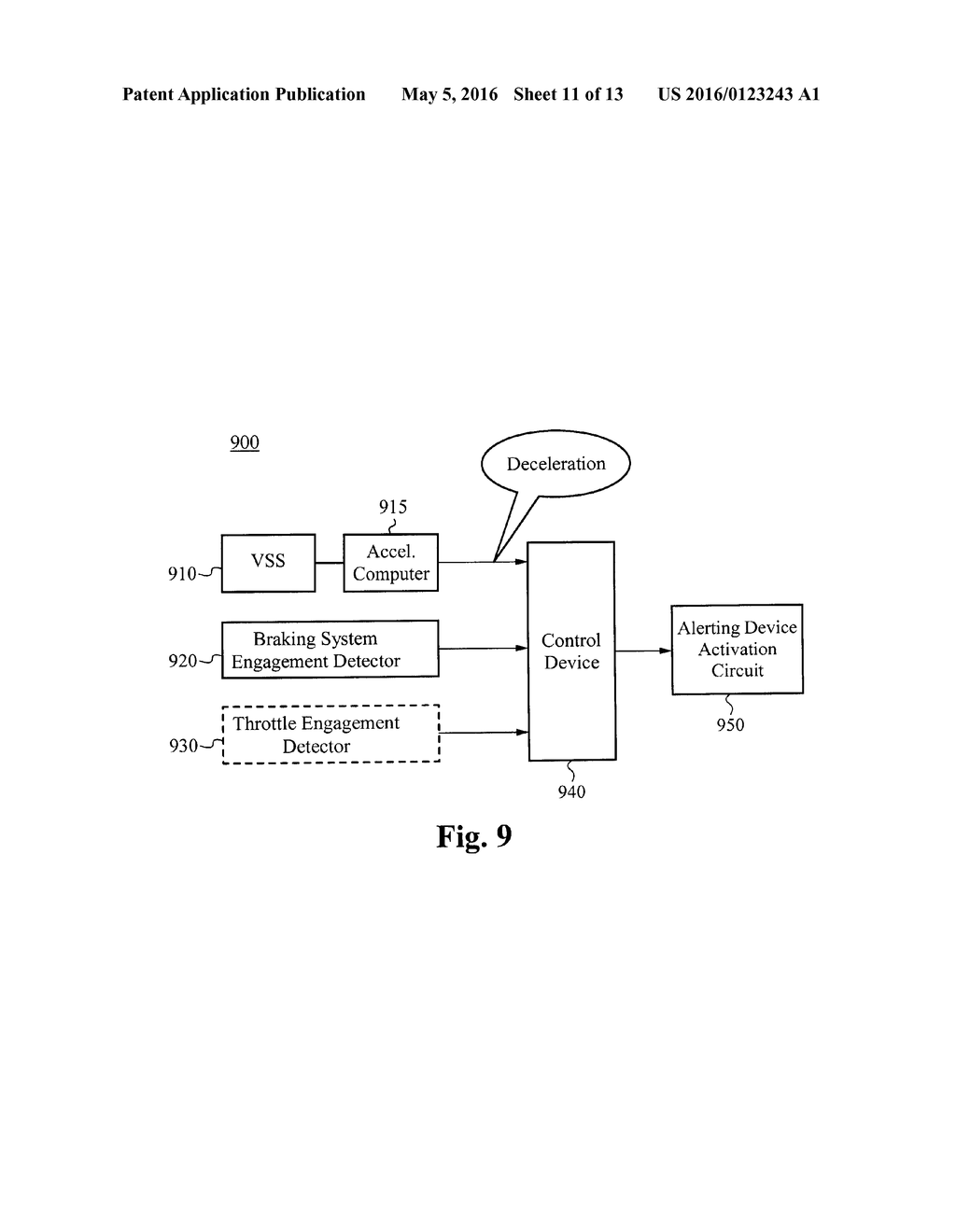 ABSOLUTE ACCELERATION SENSOR FOR USE WITHIN MOVING VEHICLES - diagram, schematic, and image 12