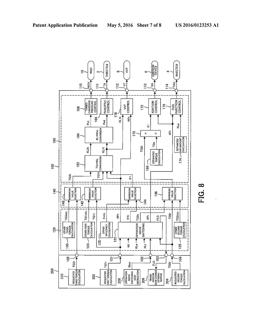 CONTROL DEVICE FOR INTERNAL COMBUSTION ENGINE - diagram, schematic, and image 08