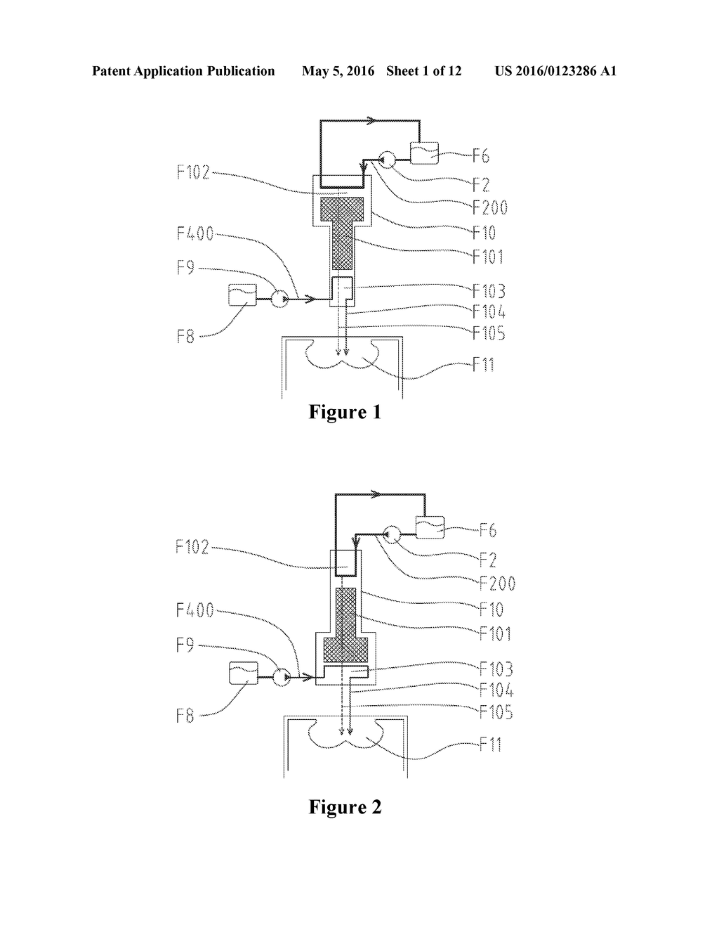 METHOD, SYSTEM, AND FUEL INJECTOR FOR MULTI-FUEL INJECTION WITH PRESSURE     INTENSIFICATION AND A VARIABLE ORIFICE - diagram, schematic, and image 02