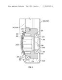 VEHICLE TRANSFER CASE ASSEMBLY WITH ONE-PIECE TORQUE-TRANSFER COMPONENT     HAVING SPROCKET PORTION AND OUTPUT FLANGE PORTION diagram and image