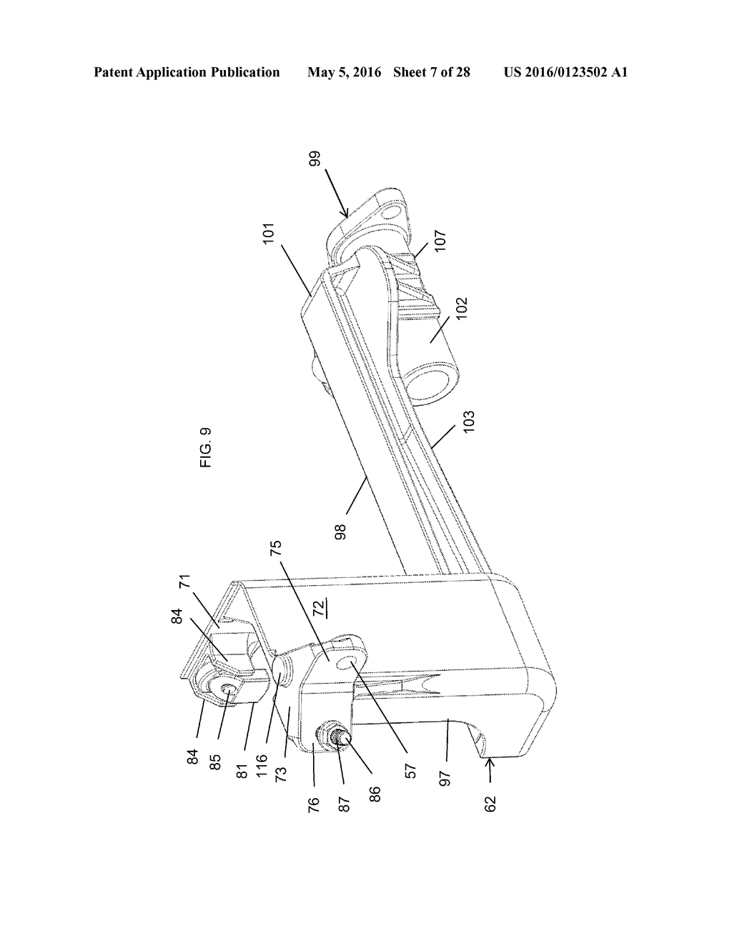 AIR BRAKE HOSE SUPPORT BRACKET - diagram, schematic, and image 08