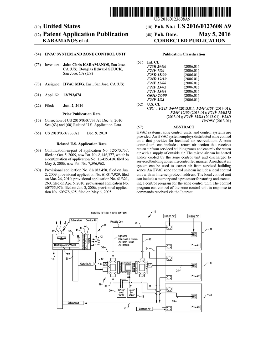 HVAC SYSTEM AND ZONE CONTROL UNIT - diagram, schematic, and image 01