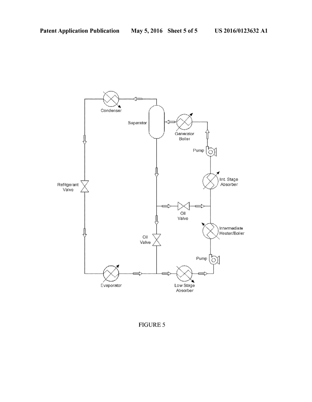 ABSORPTION REFRIGERATION CYCLES USING A LGWP REFRIGERANT - diagram, schematic, and image 06