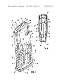 AMMUNITION MAGAZINE AND RESILIENT MEMBER diagram and image