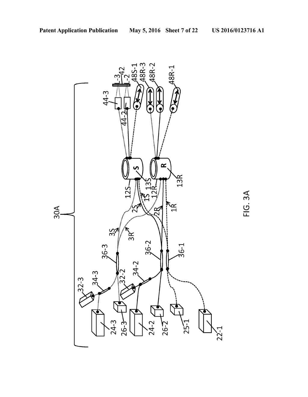 ASSOCIATED INTERFEROMETERS USING MULTI-FIBER OPTIC DELAY LINES - diagram, schematic, and image 08