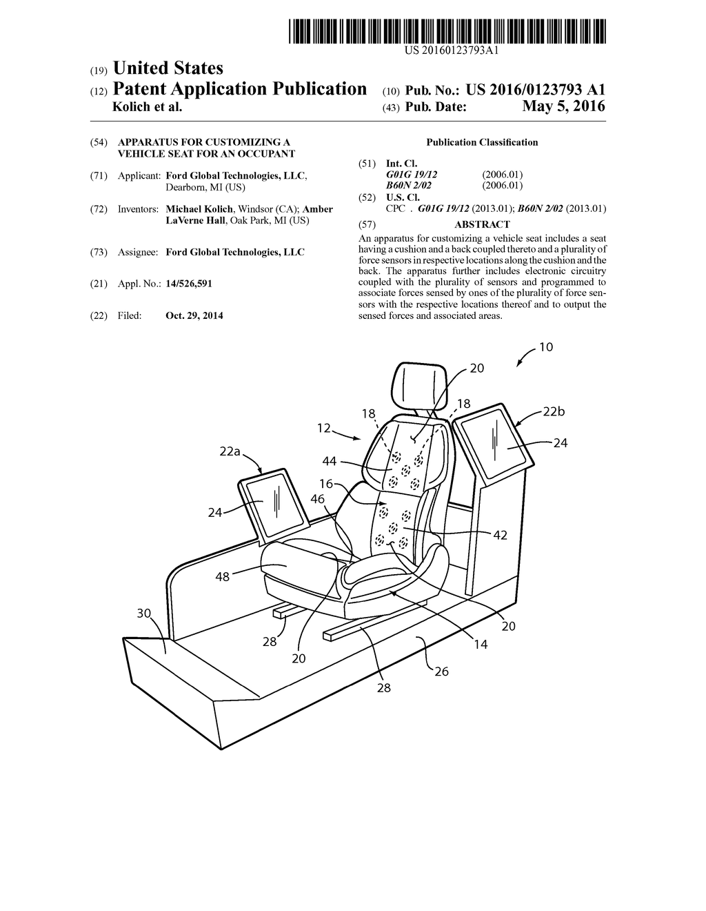 APPARATUS FOR CUSTOMIZING A VEHICLE SEAT FOR AN OCCUPANT - diagram, schematic, and image 01