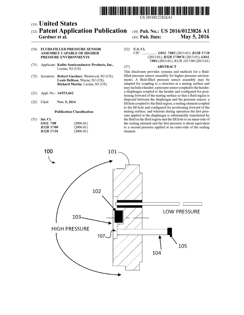 FLUID-FILLED PRESSURE SENSOR ASSEMBLY CAPABLE OF HIGHER PRESSURE     ENVIRONMENTS - diagram, schematic, and image 01