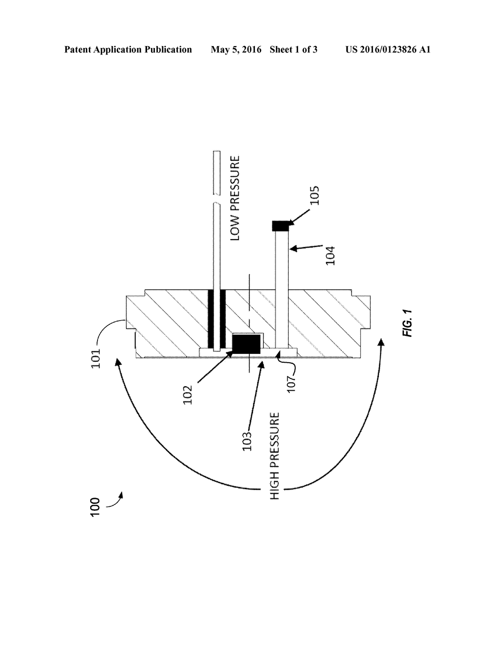 FLUID-FILLED PRESSURE SENSOR ASSEMBLY CAPABLE OF HIGHER PRESSURE     ENVIRONMENTS - diagram, schematic, and image 02